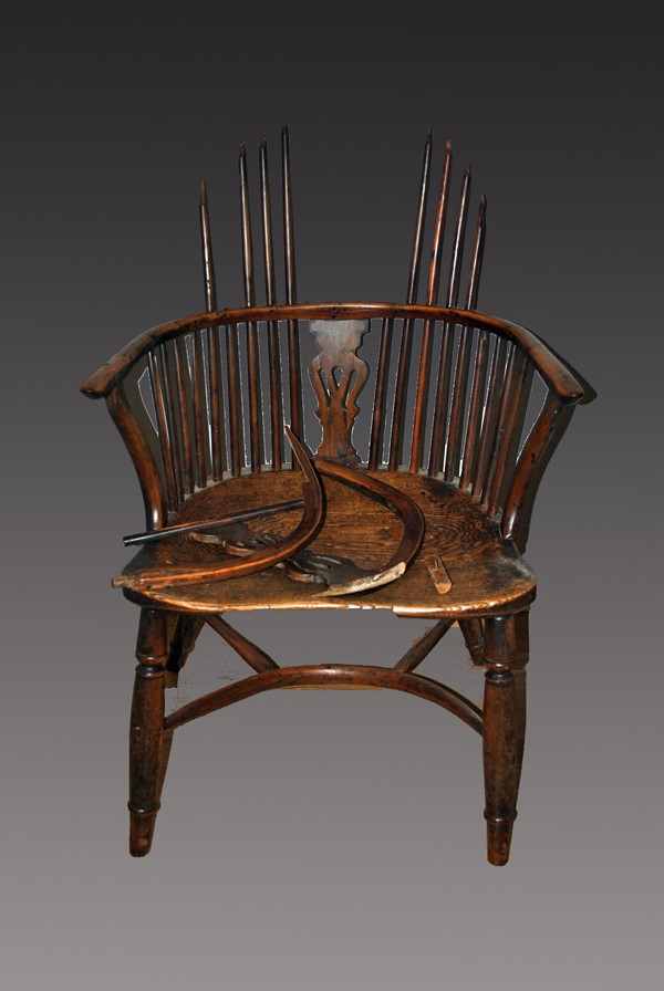 18th Centuary Windsor Chair Before Restoration